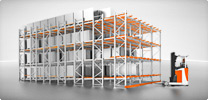 Push back and pallet flow racking